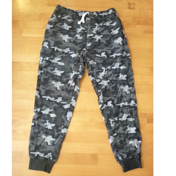 mens flannel joggers